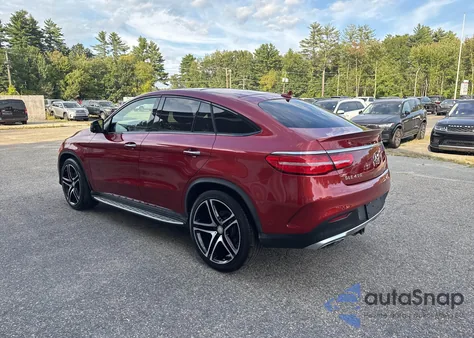 2016 Mercedes-Benz Gle Coupe 450 4Matic из США, поврежденный, VIN 4JGED6EB2GA026395